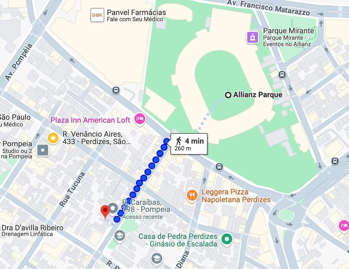 Apartmán Em Frente Ao Allianz Parque 5006 - A Melhor Localizacao, A 4 Minutos Caminhando São Paulo
